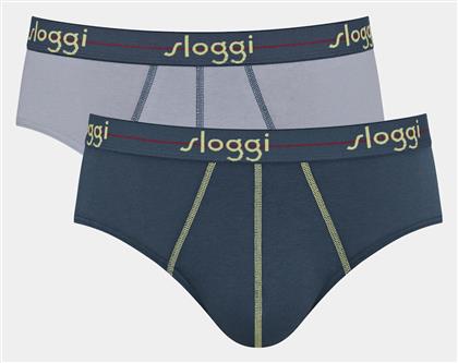 Sloggi Ανδρικά Σλιπ 2Pack Grey/Petrol από το Modivo