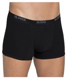 Sloggi Basic Short Ανδρικό Boxer Μαύρο Μονόχρωμο από το Plus4u