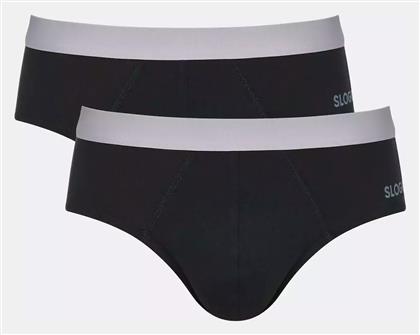 Sloggi Go Abc Ανδρικά Σλιπ 2Pack Μαύρο