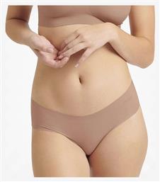 Sloggi Βαμβακερά Γυναικεία Slip 2Pack χωρίς Ραφές Μπεζ