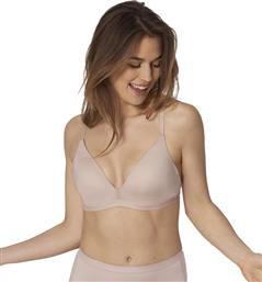 Sloggi Wow Comfort 2.0 Pum Μπεζ Σουτιέν Χωρίς Ενίσχυση από το Plus4u