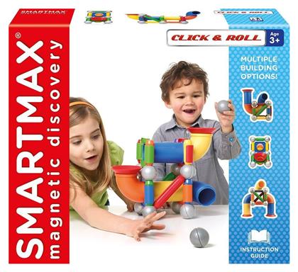 Smartmax Μαγνητικό Παιχνίδι Κατασκευών Click & Roll για Παιδιά 3+ Ετών