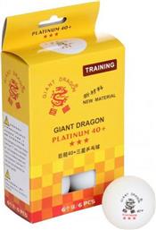 SMJ Sport Giant Dragon Platinum 8333 Μπαλάκια Ping Pong 3-Star 6τμχ