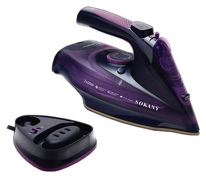 Sokany SK-2085 2400W με Συνεχόμενη Παροχή Ατμού 35gr/min Purple