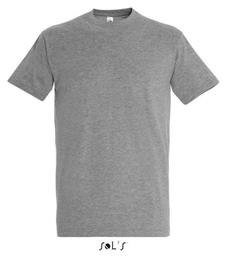 Sol's Imperial Ανδρικό Διαφημιστικό T-shirt Κοντομάνικο Grey Melange από το Blooza