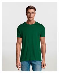 Sol's Regent Ανδρικό Διαφημιστικό T-shirt Κοντομάνικο Bottle Green από το Blooza