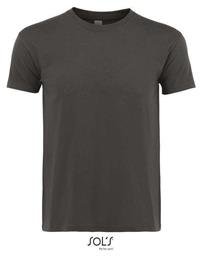 Sol's Regent Ανδρικό Διαφημιστικό T-shirt Κοντομάνικο Dark Grey από το Blooza