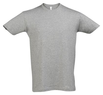 Sol's Regent Ανδρικό Διαφημιστικό T-shirt Κοντομάνικο Grey Melange από το Blooza