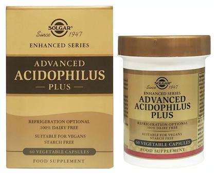 Solgar Advanced Acidophilus Plus 60 φυτικές κάψουλες