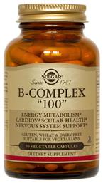 Solgar B-Complex ''100'' Βιταμίνη 50 φυτικές κάψουλες από το Pharm24