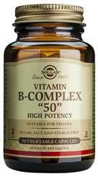 Solgar B-Complex ''50'' Βιταμίνη 50mg 50 φυτικές κάψουλες από το Pharm24