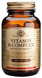 Solgar B-Complex with Vitamin C Πολυβιταμίνη 100 ταμπλέτες