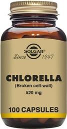 Solgar Chlorella 520mg 100 φυτικές κάψουλες από το Pharm24