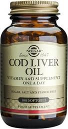 Solgar Cod Liver Oil Μουρουνέλαιο 100 μαλακές κάψουλες από το Pharm24
