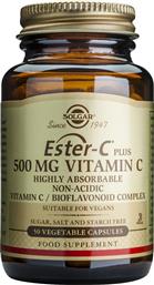 Solgar Ester-C Plus Βιταμίνη για Ενέργεια & Ανοσοποιητικό 500mg 50 φυτικές κάψουλες