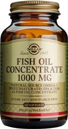 Solgar Fish Oil Concentrate Ιχθυέλαιο 1000mg 60 μαλακές κάψουλες
