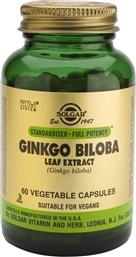 Solgar Ginkgo Biloba Leaf Extract 60 φυτικές κάψουλες από το Pharm24
