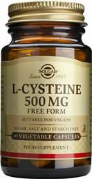 Solgar L-Cysteine 500mg 30 φυτικές κάψουλες