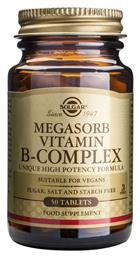 Solgar Megasorb Vitamin B-Complex Βιταμίνη 50 ταμπλέτες