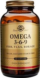 Solgar Omega 3 6 9 Fish, Flax, Borage Ιχθυέλαιο 120 μαλακές κάψουλες