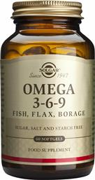 Solgar Omega 3 6 9 Fish, Flax, Borage Ιχθυέλαιο 60 μαλακές κάψουλες από το Pharm24