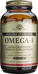 Solgar Double Strength Omega 3 Ιχθυέλαιο 120 μαλακές κάψουλες