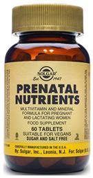 Solgar Prenatal Nutrients 60 ταμπλέτες από το Pharm24