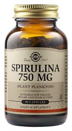 Solgar Spirulina 750mg Σπιρουλίνα 100 ταμπλέτες