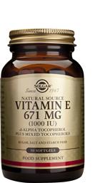 Solgar Vitamin E 671mg (1000iu) 50 μαλακές κάψουλες από το Pharm24