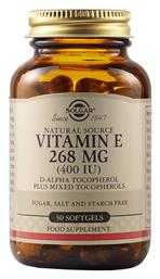 Solgar Vitamin E Βιταμίνη 400iu 268mg 1τμχ