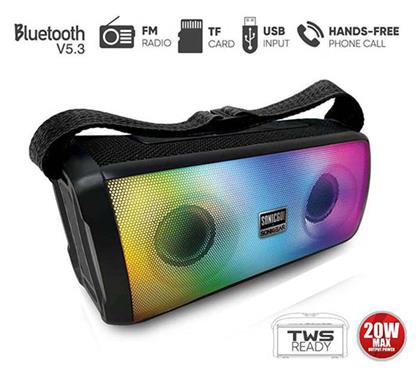 Sonic Gear Sonicgo 3 Bluetooth 20W έως 4 ώρες Μαύρο