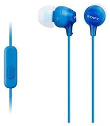 Sony MDR-EX15AP In-ear Handsfree με Βύσμα 3.5mm Μπλε από το e-shop