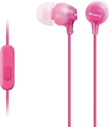 Sony MDR-EX15AP In-ear Handsfree με Βύσμα 3.5mm Ροζ από το e-shop