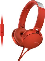 Sony MDR-XB550AP Ενσύρματα On Ear Ακουστικά Κόκκινα από το Kotsovolos
