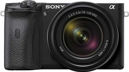 Sony Mirrorless Φωτογραφική Μηχανή α6600 Crop Frame Kit (E 18-135mm F3.5-5.6 OSS) Black