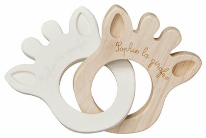 Sophie La Girafe Μασητικός Κρίκος Οδοντοφυΐας από Ξύλο για 0 m+ 2τμχ