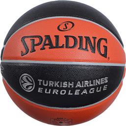 Spalding Euroleague TF-500 Official Replica Μπάλα Μπάσκετ Indoor / Outdoor από το Cosmos Sport