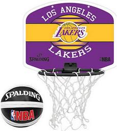 Spalding NBA Micro-Mini LA Lakers Μπασκέτα με Ταμπλό από το Athletix