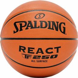 Spalding React TF-250 Μπάλα Μπάσκετ Indoor/Outdoor