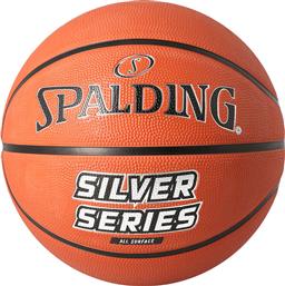 Spalding Silver Series Μπάλα Μπάσκετ Indoor/Outdoor από το Zakcret Sports