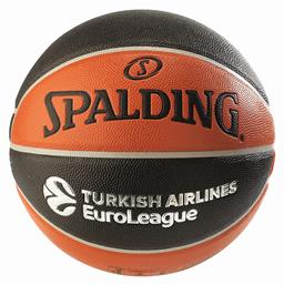 Spalding TF-500 Euroleague Official Replica Μπάλα Μπάσκετ Indoor/Outdoor