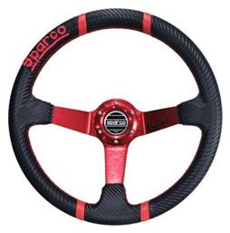 Sparco Τιμόνι Αυτοκινήτου με Διάμετρο 35cm Μαύρο