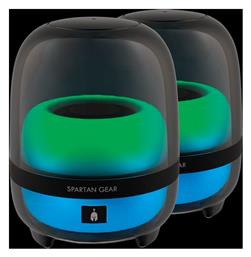 Spartan Gear Alcman Large Ηχεία Υπολογιστή 2.0 με RGB Φωτισμό και Bluetooth σε Μαύρο Χρώμα