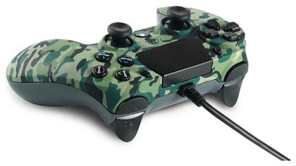 Spartan Gear Hoplite Ενσύρματο Gamepad για PC / PS4 Green Camo