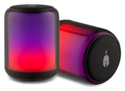 Spartan Gear Syrinx M Medium Ηχεία Υπολογιστή 2.0 με RGB Φωτισμό και Bluetooth σε Μαύρο Χρώμα