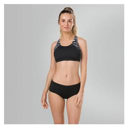 Speedo Boom Placement Αθλητικό Set Bikini Μπουστάκι Μαύρο