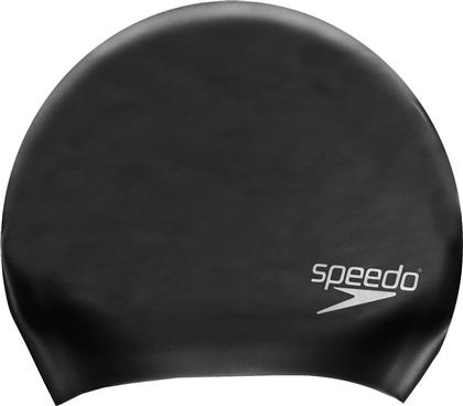 Speedo Long Hair 06168-0001U Σκουφάκι Κολύμβησης Ενηλίκων από Σιλικόνη Μαύρο για Μακριά Μαλλιά από το Sportcafe