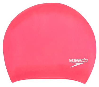 Speedo Σκουφάκι Κολύμβησης Ενηλίκων από Σιλικόνη Ροζ