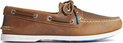 Sperry Top-Sider Δερμάτινα Ανδρικά Boat Shoes Tan