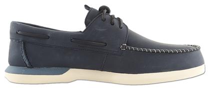 Sperry Top-Sider Plushwave 2.0 Δερμάτινα Ανδρικά Boat Shoes σε Μπλε Χρώμα